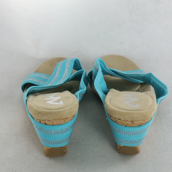 Anne Klein Sport Lorri Wedge Slip On Sandals Sz 9.5 US Women - Picture 3 of 7